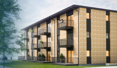 Liepājā top jauns, energoefektīvs daudzdzīvokļu nams