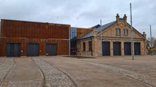 Rīgas 5. tramvaju depo atjaunošanā un būvniecībā pabeigti lielākie darbi