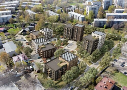 Rīgā sākta jauna dzīvojamā kvartāla 