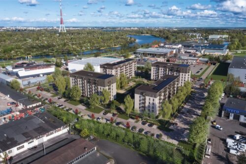 Sāk dzīvojamā projekta “Mūkusalas pagalmi” būvniecību Pārdaugavā