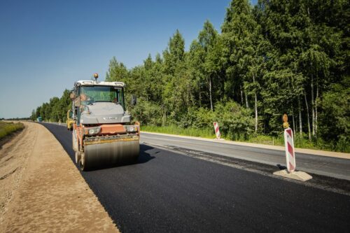 Sāk autoceļa Tīnūži–Koknese asfaltbetona seguma atjaunošanu
