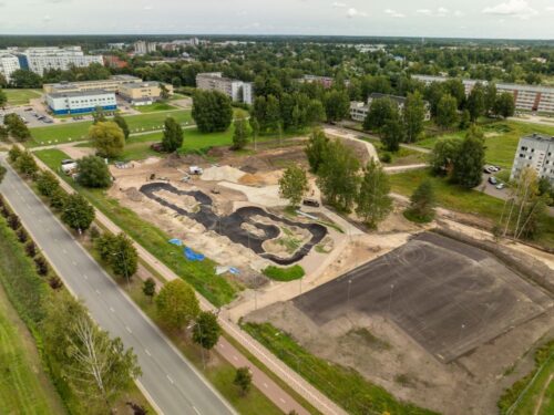 Jelgavā sākta Pārlielupes skeitparka būvniecība