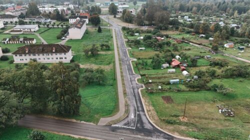 Izbūvēta jauna iela Valmieras novada Zilākalna ciemā