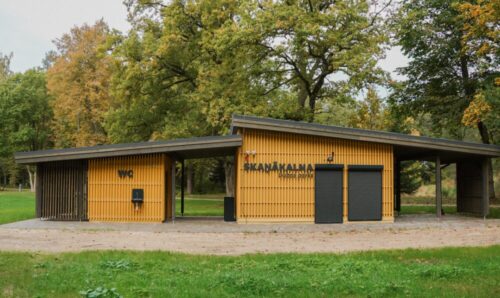 Noslēgušies apmeklētāju centra būvdarbi Skaņākalna Dabas parkā